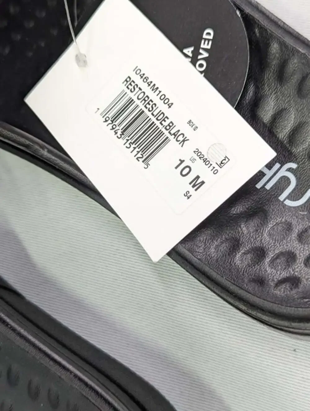 Ryka Women's Restoreslide Recovery Slide in Black Size 10 M (MSRP $50)